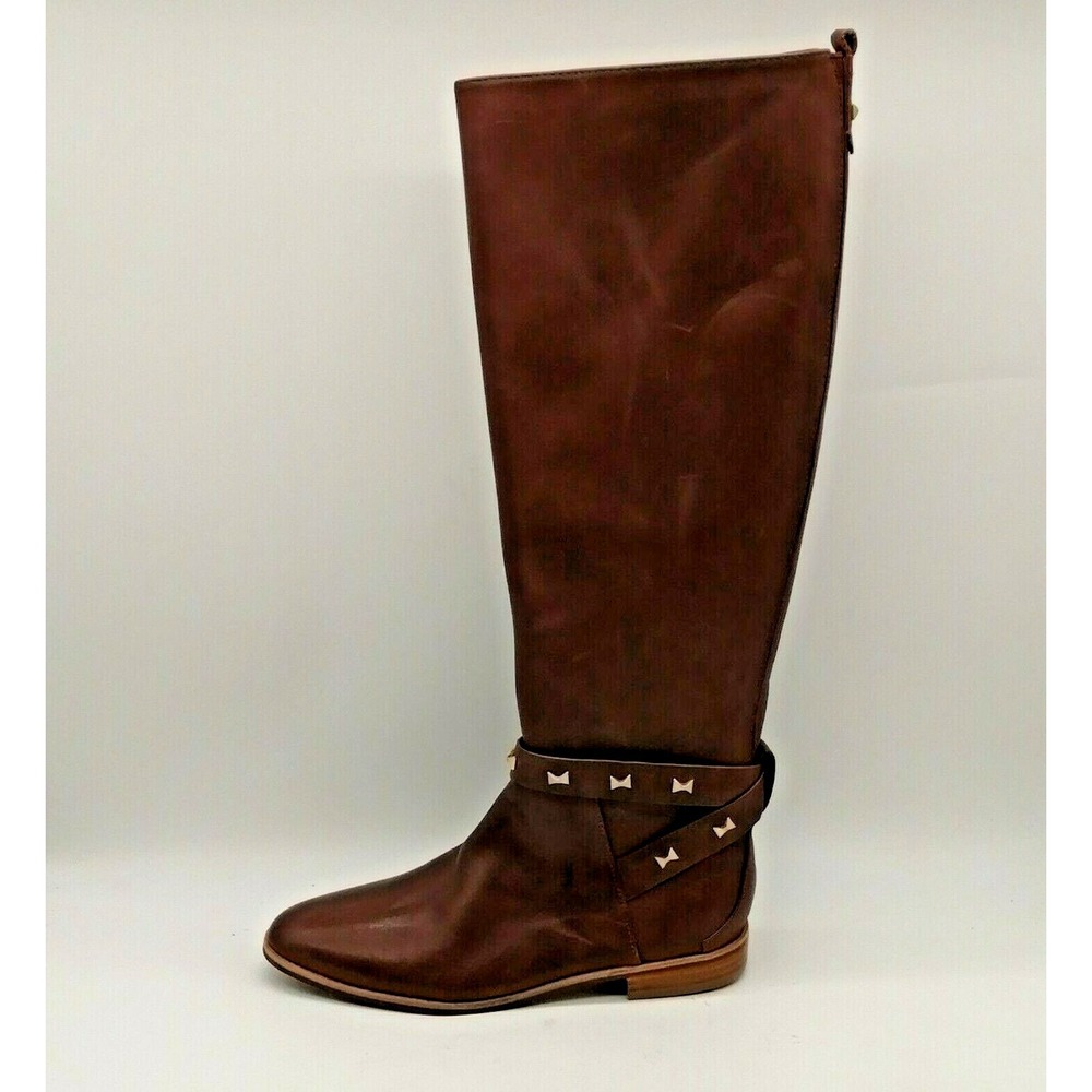Ted Baker‎ Shoes  Womens Knee High Boots Side Zip Cushioned Brown Leather 35